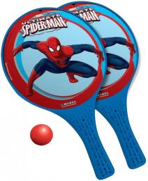MONDO Soft tenis plážový Spiderman set 2 pálky se soft míèkem plast
