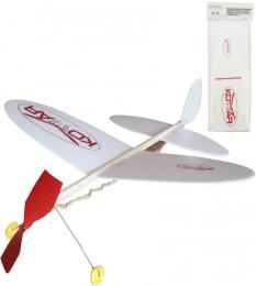 Letadlo Komr na gumu retro soft model polystyren/devo 38x31cm v sku - zvtit obrzek