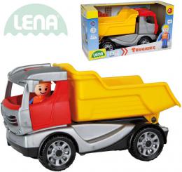 LENA Truckies sklp 22cm set baby autko + panek 01620 plast - zvtit obrzek