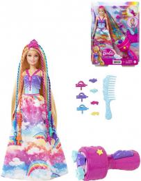MATTEL BRB Panenka Barbie princezna s barevnmi vlasy s nstrojem a doplky - zvtit obrzek