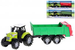 Traktor set s vlekou voln chod na baterie Svtlo Zvuk 3 druhy - zvtit obrzek