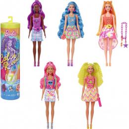 MATTEL BRB Panenka Barbie Color Reveal neonová batika 7 pøekvapení