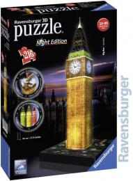 RAVENSBURGER Puzzle 3D Big Ben non edice na baterie Svtlo 216 dlk - zvtit obrzek