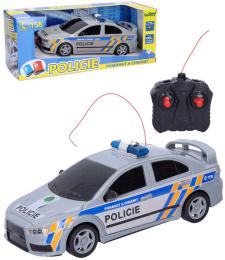 RC Auto osobn policejn 23cm na vyslaku 27MHz na baterie esk policie CZ 1:20