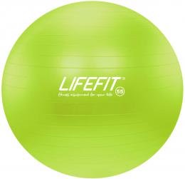 M gymnastick Lifefit Anti-Burst zelen 55cm balon rehabilitan do 200kg - zvtit obrzek