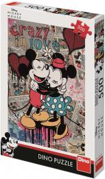 DINO Puzzle 500 dlk Mickey Mouse retro 33x47cm skldaka v krabici - zvtit obrzek