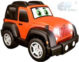 EP Line Baby RC Auto jeep na vyslaku 27MHz s volantem na baterie Svtlo Zvuk - zvtit obrzek