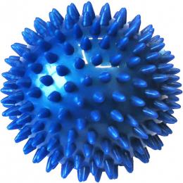 ACRA Míèek masážní 7,5cm modrý balónek ježek s bodlinkami v krabici
