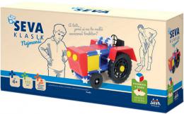 SEVA Klasik Nejmen Traktor STAVEBNICE plastov 115 dlk v krabici - zvtit obrzek