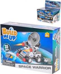Stavebnice BuildMeUP Space Warrior 30-35 dlk 4 druhy plast - zvtit obrzek