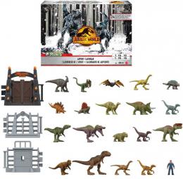 MATTEL JURASSIC WORLD Nadvláda Adventní kalendáø s dinosaury a doplòky