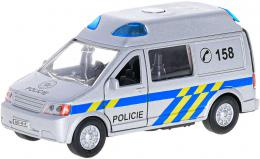 Auto policie dodvka esk design CZ 14cm na baterie Svtlo Zvuk kov - zvtit obrzek