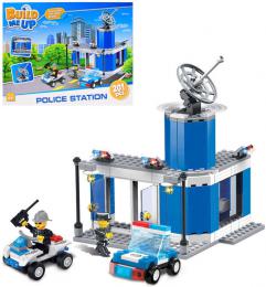 Stavebnice BuildMeUP Policejn stanice 201 dlk + 2 figurky plast - zvtit obrzek