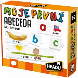 ADC HEADU Montessori Moje první abeceda puzzle nauèná skládaèka 27 dvojic