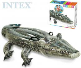 INTEX Krokodl nafukovac s chyty 170x86cm dtsk voztko do vody 57551 - zvtit obrzek