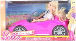 Auto kabriolet pro panenky set s panenkou a pankem plast - zvtit obrzek