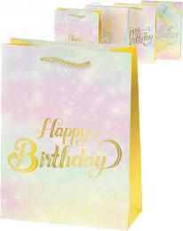 Taka drkov Duhov narozeninov Happy Birthday 18x24cm karton 4 druhy - zvtit obrzek