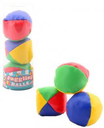 Míèky soft mìkké žonglovací balónky textilní set 3ks v tubì