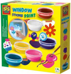 SES CREATIVE Barvy na malování okenních obrázkù kreativní set v krabici