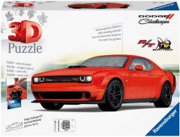 RAVENSBURGER Puzzle 3D Auto Dodge Challenger R/T Scat Pack Red 108 dlk - zvtit obrzek