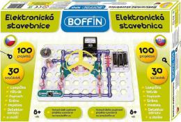 Boffin 100 elektronick stavebnice 100 projekt na baterie 30ks v krabici
