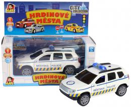 City Collection auto osobn SUV policie 10cm na baterie Svtlo Zvuk - zvtit obrzek