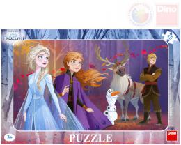 DINO Puzzle deskov 15 dlk 25x15cm Frozen II (Ledov Krlovstv) - zvtit obrzek