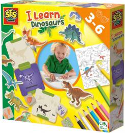 SES CREATIVE Nau se poznvat dinosaury kreativn set v krabici - zvtit obrzek