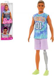 MATTEL BRB Barbie pank Ken sportovn triko s handicapem