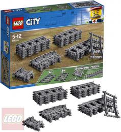 LEGO CITY Koleje rovn a zahnut doplnk k vlkodrze 60205 STAVEBNICE - zvtit obrzek