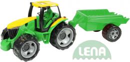 LENA Traktor plastov zelen set s pvsem 94cm v krabici - zvtit obrzek