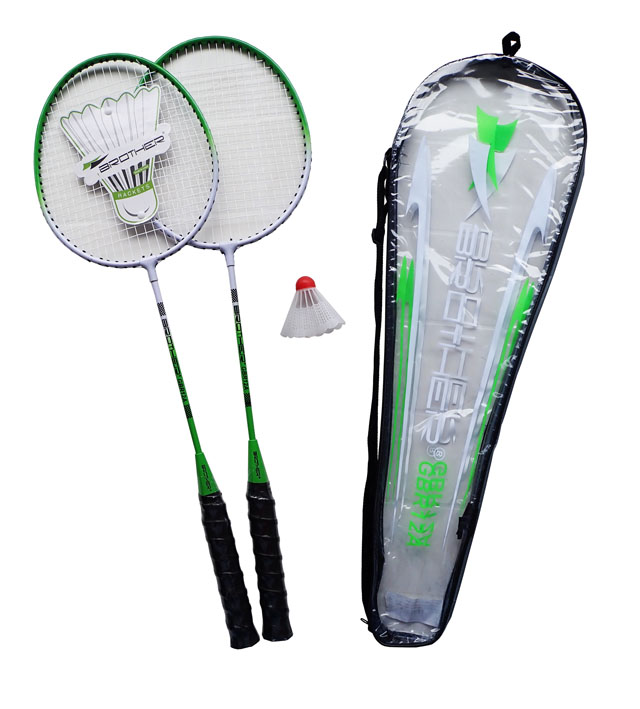 ACRA Badmintonová sada - 2 rakety košíček pouzdro