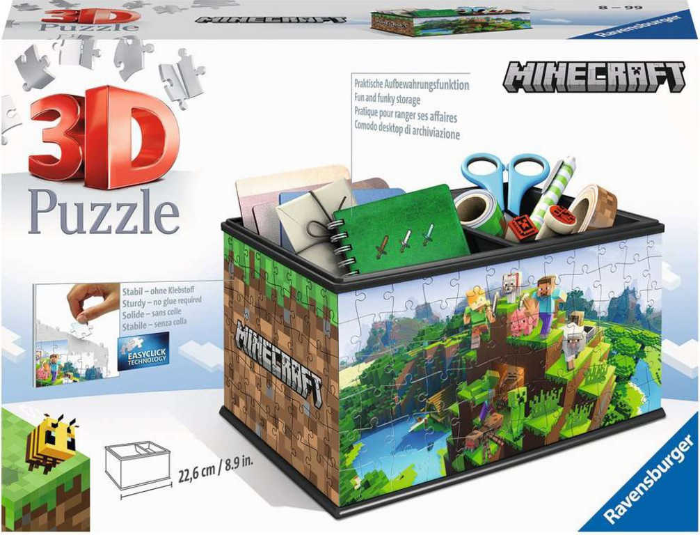 Fotografie Ravensburger Úložná krabice Minecraft 3D puzzle 216 dílků Ravensburger