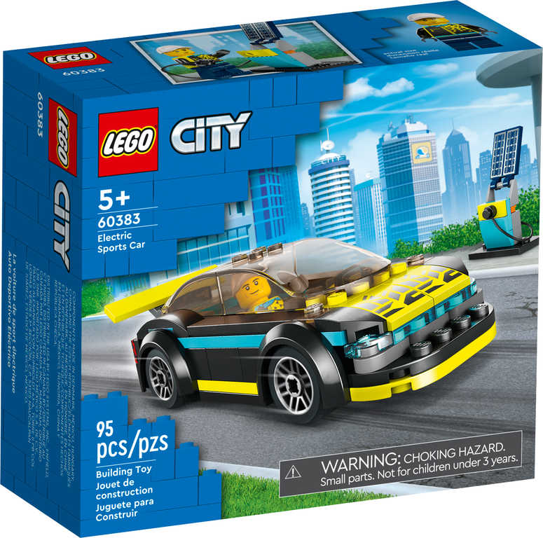 Fotografie LEGO CITY Elektrické sportovní auto 60383 STAVEBNICE