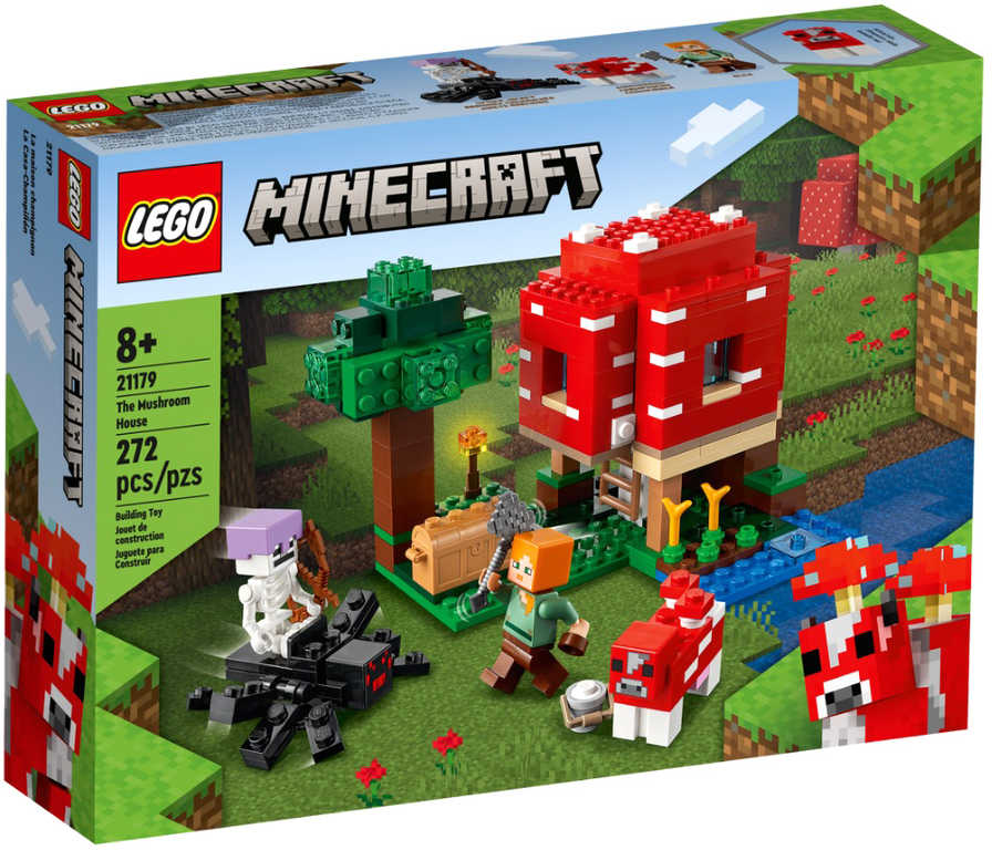 Fotografie LEGO® Minecraft® 21179 Houbový domek