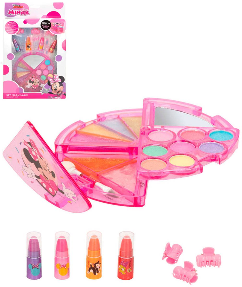 Fotografie Sada krásy make-up Disney Minnie Mouse 22ks dětské šminky v rozkládací krabici