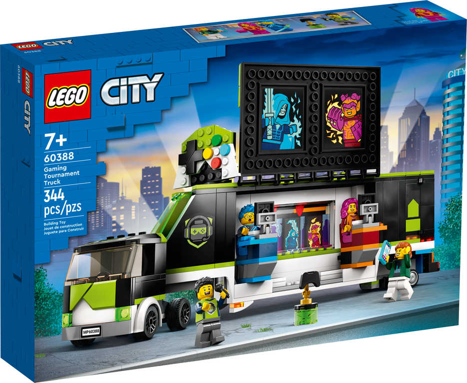 Fotografie LEGO CITY Herní turnaj v kamionu 60388 STAVEBNICE