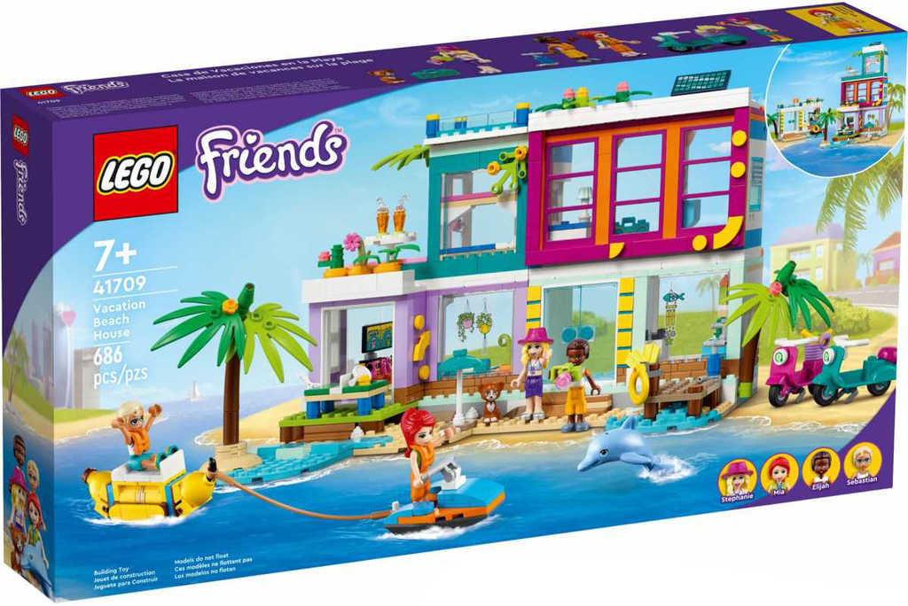 Fotografie LEGO Friends 41709 Prázdninový domek na pláži Lego Friends