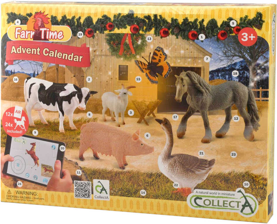 Fotografie MAC TOYS - Adventní kalendář- Farma a koně MAC TOYS