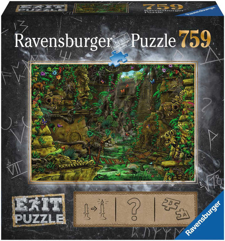 Fotografie RAVENSBURGER - Exit Puzzle: Chrám v Ankor 759 dílků Ravensburger