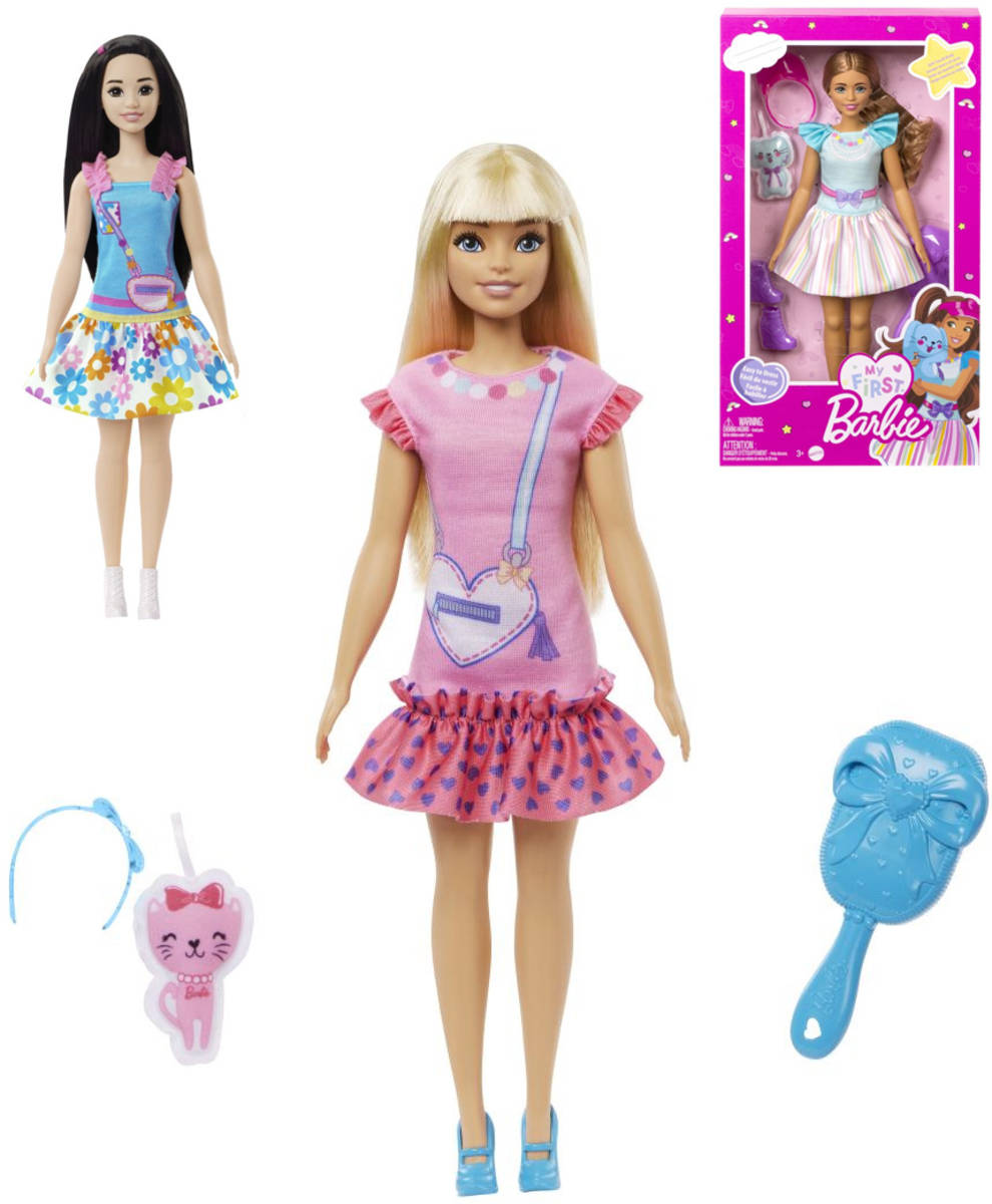 MATTEL BRB Panenka moje první Barbie set s doplňky 4 druhy