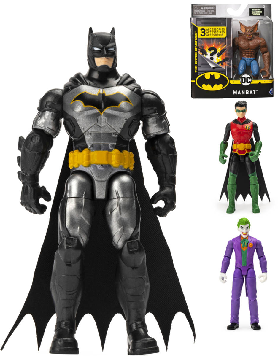 SPIN MASTER Batman akční hrdina figurka s překvapením 7 druhů plast