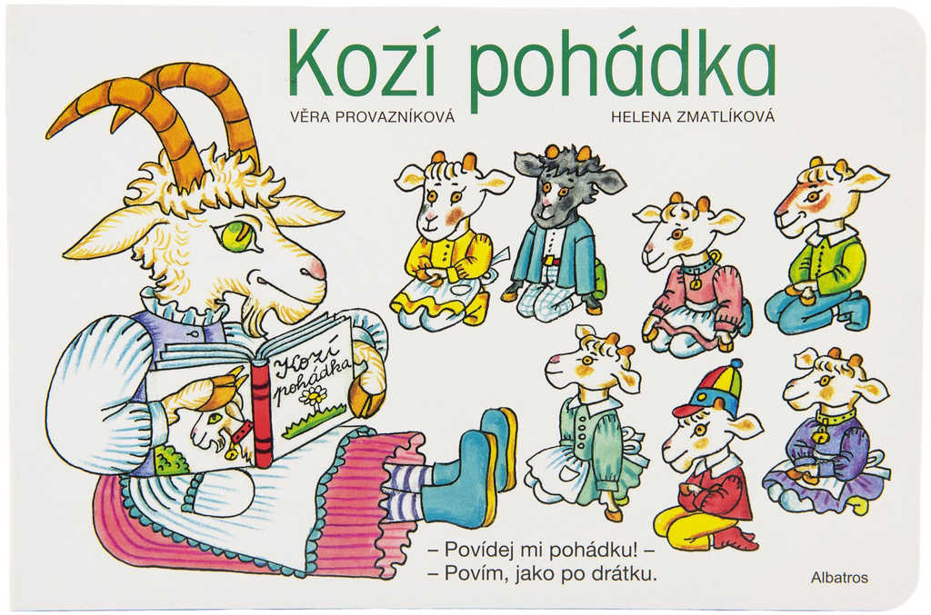 Baby knížka Kozí pohádka veršovaná ilustrace Helena Zmatlíková