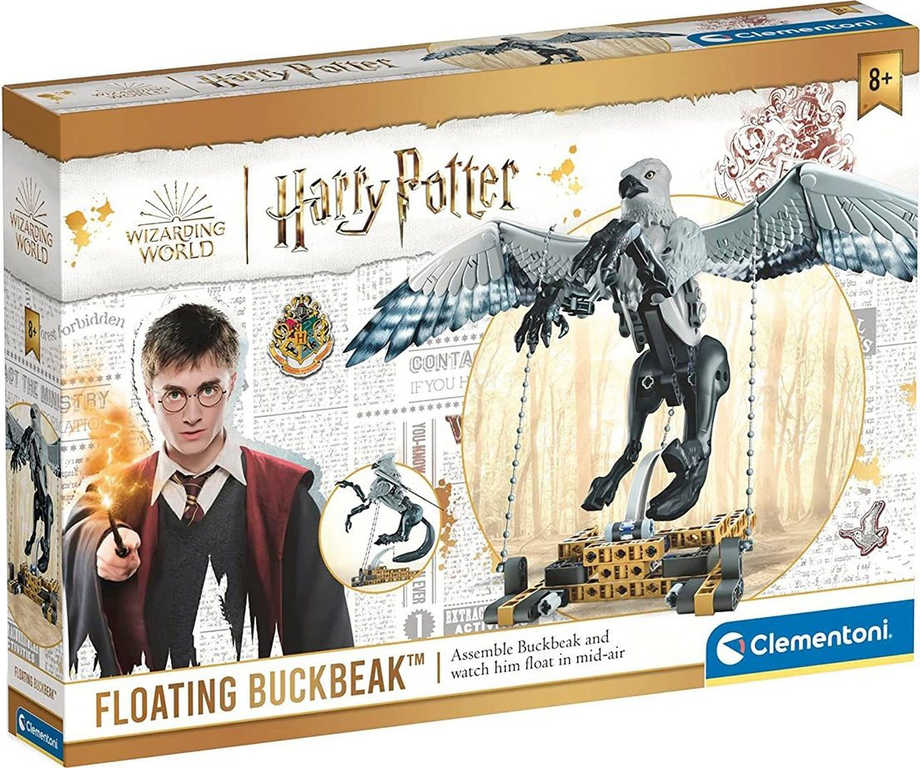 Fotografie CLEMENTONI Harry Potter - Klofan hypogryf 3D model plast STAVEBNICE