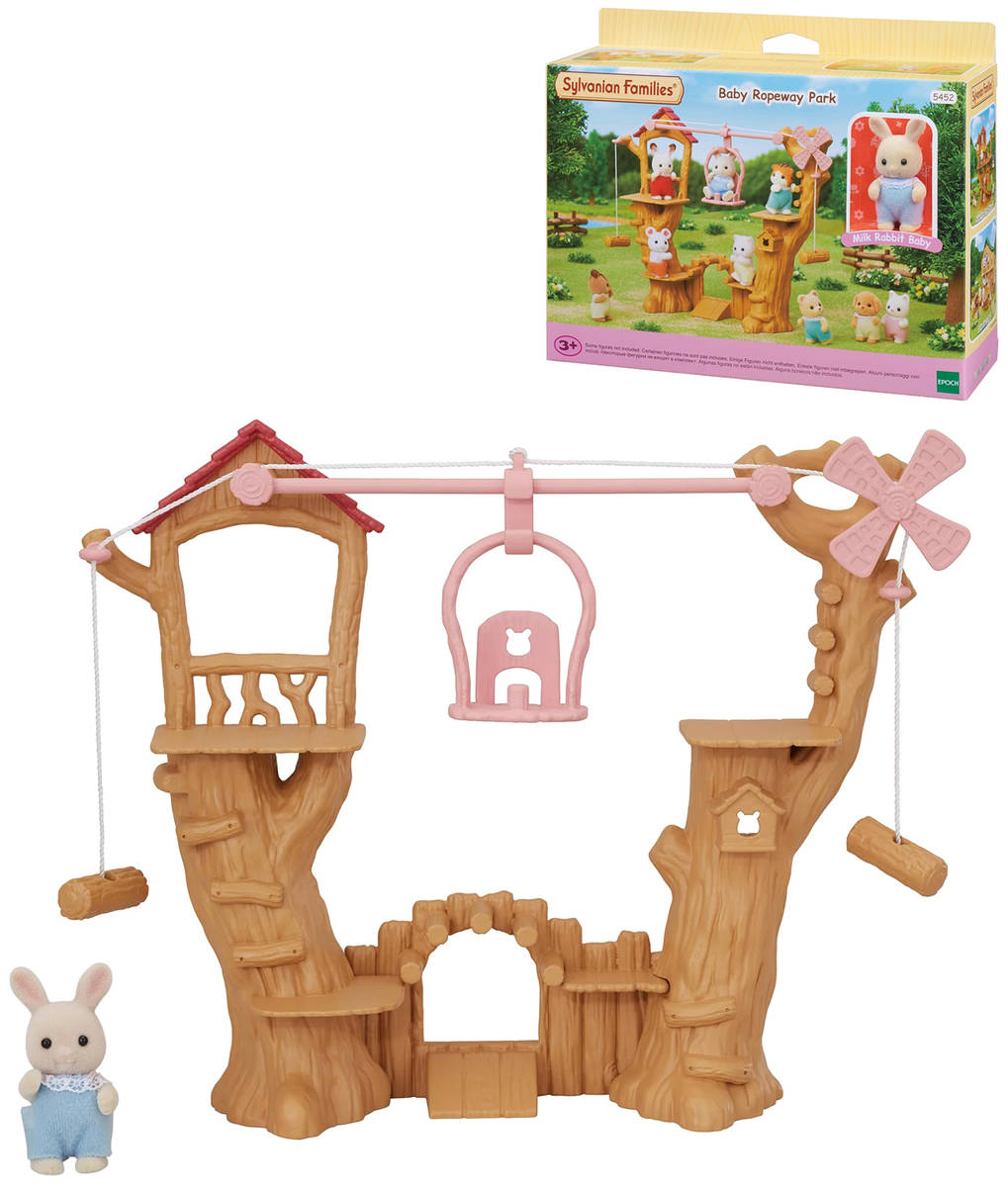 Sylvanian Families dětské lanový park s figurkou králíka doplněk k herním sadám