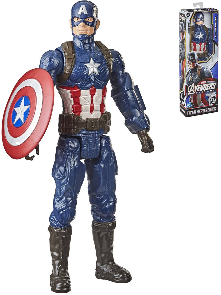Fotografie HASBRO Avengers: Endgame Titan Hero Captain America 30cm figurka akční