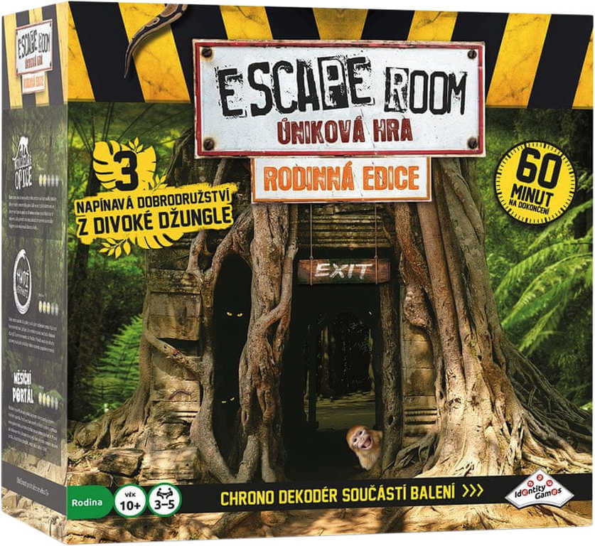 Fotografie Escape Room: Úniková hra - Rodinná edice - 3 scénáře - ADC BF