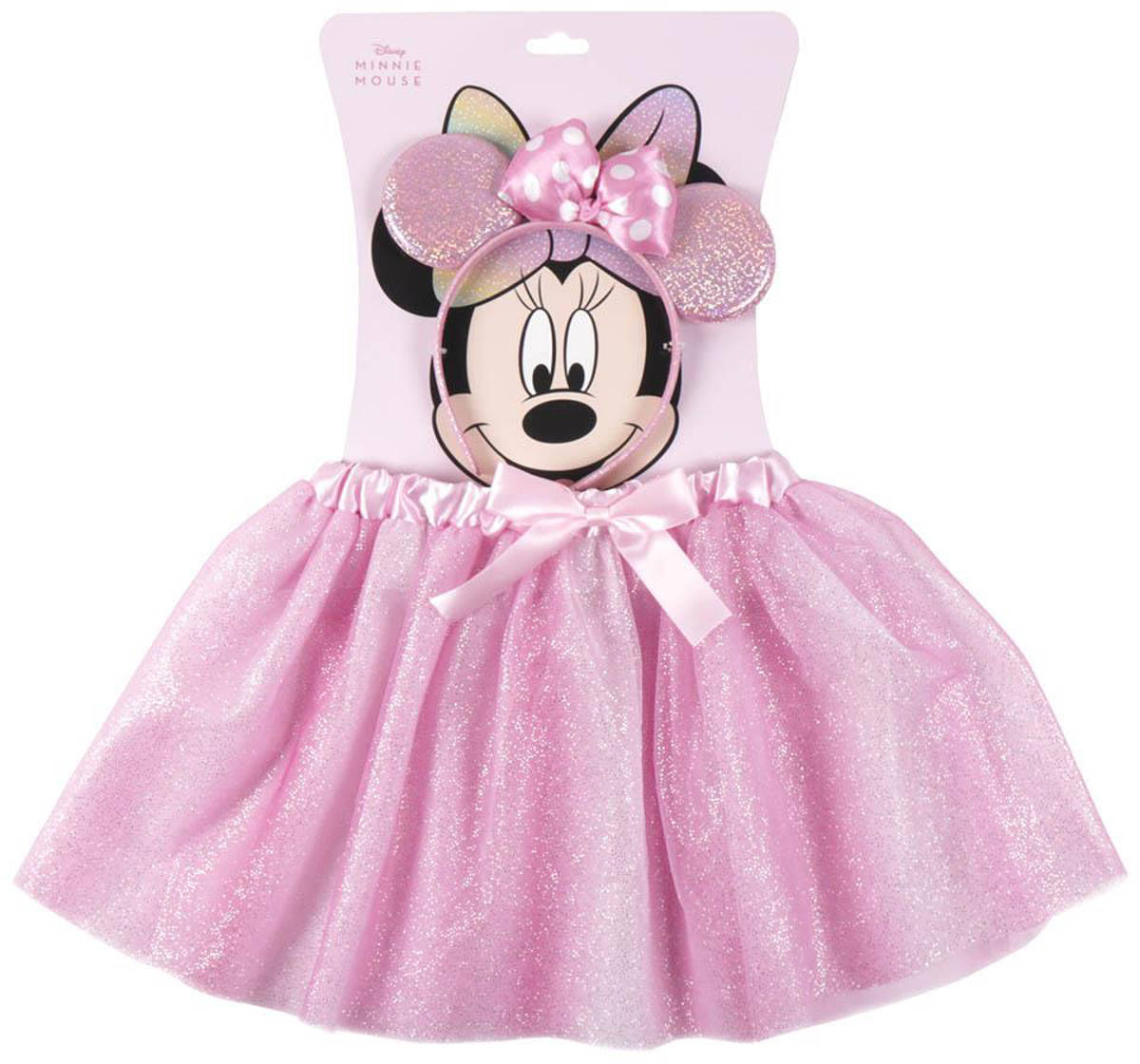 Fotografie Sukně dětská tutu s doplňky Disney Minnie Mouse set s čelenkou