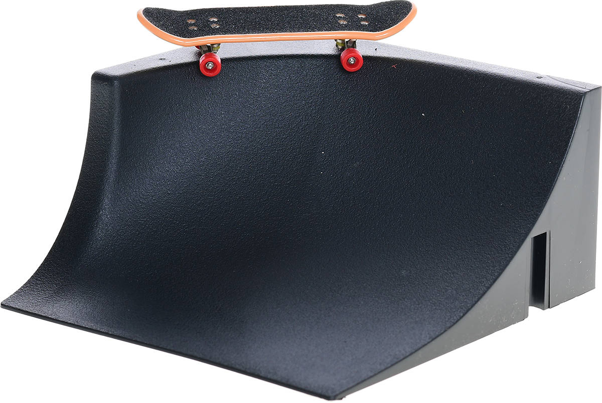 Fotografie Skateboard prstový fingerboard herní set s rampou plast