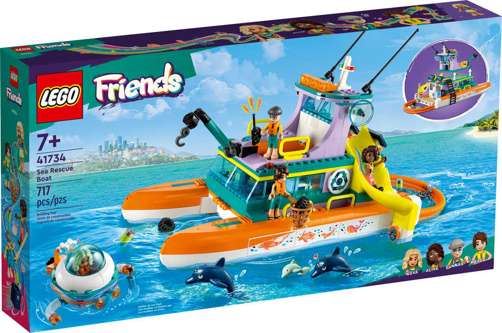 Fotografie LEGO FRIENDS Námořní záchranářská loď 41734 STAVEBNICE